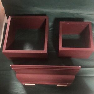 Three piece wall display set.